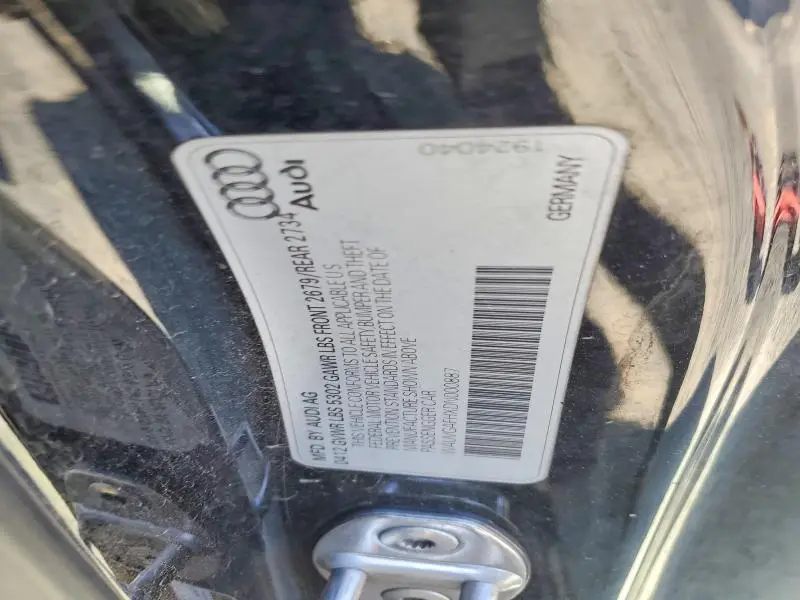 2013 AUDI S5 PRESTIGE  