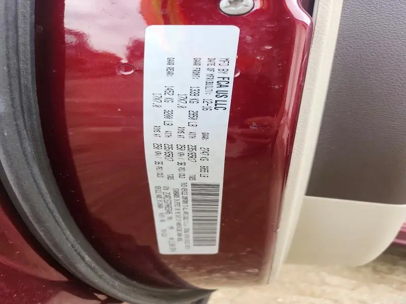 2017 CHRYSLER PACIFICA TOURING L PLUS  