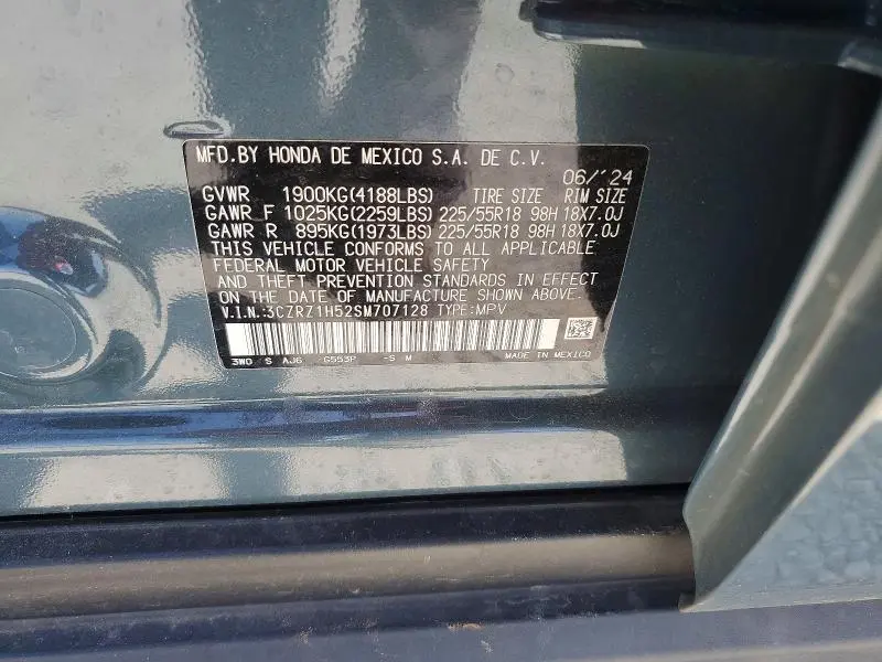 2025 HONDA HR-V SPORT  