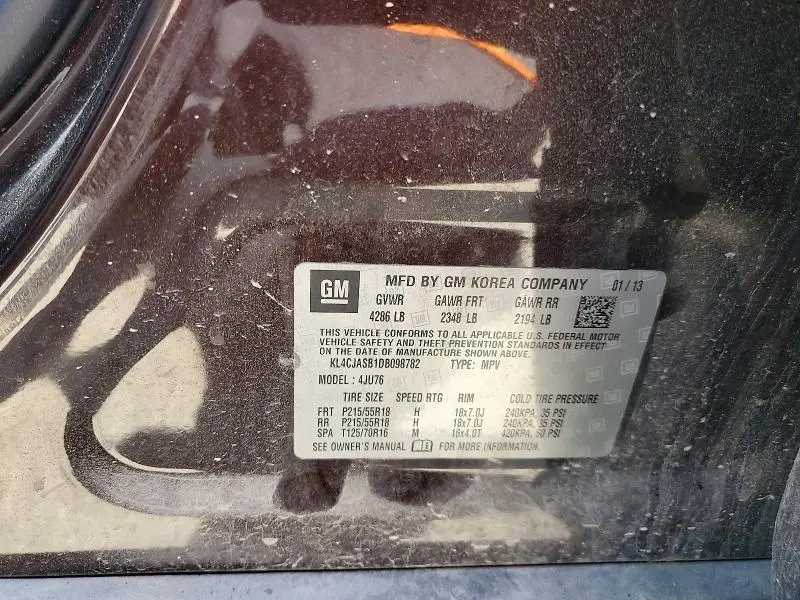 2013 BUICK ENCORE   