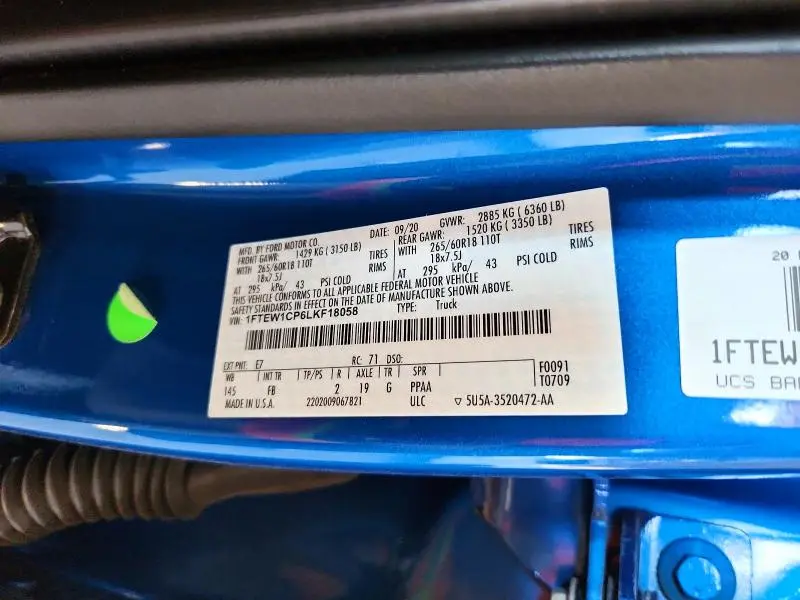 2020 FORD F150 SUPERCREW  