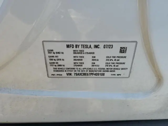2023 TESLA MODEL X   