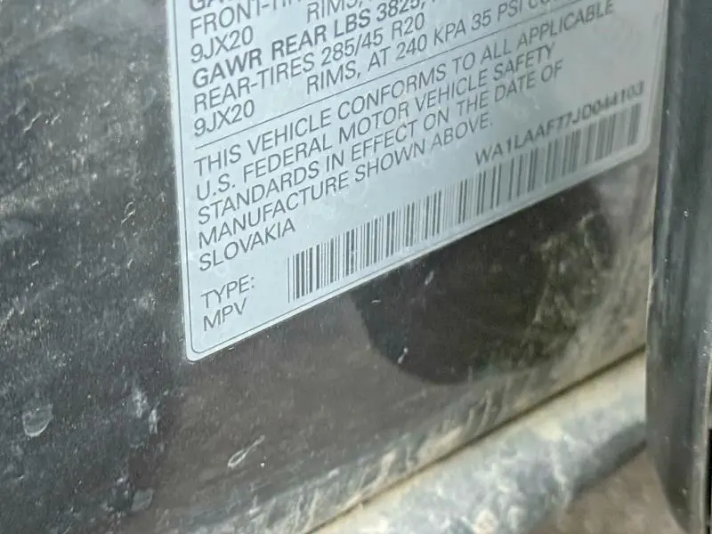 2018 AUDI Q7 PREMIUM PLUS  