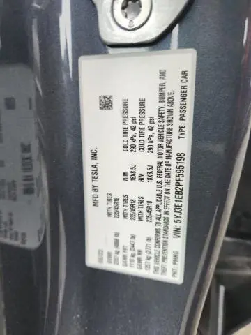 2023 TESLA MODEL 3   