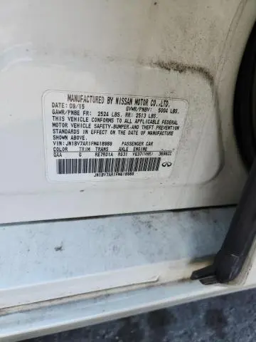 2015 INFINITI Q50 BASE