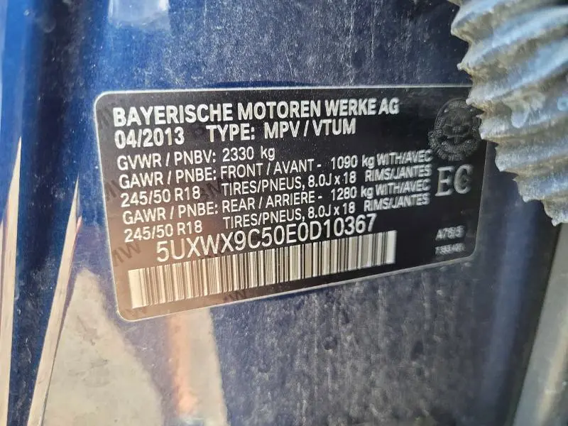2014 BMW X3 XDRIVE28I  