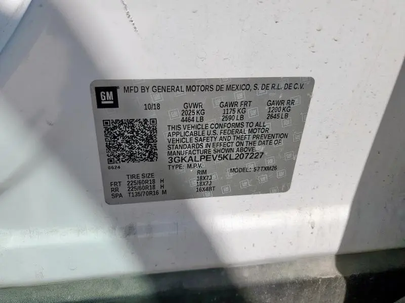 2019 GMC TERRAIN SLT  