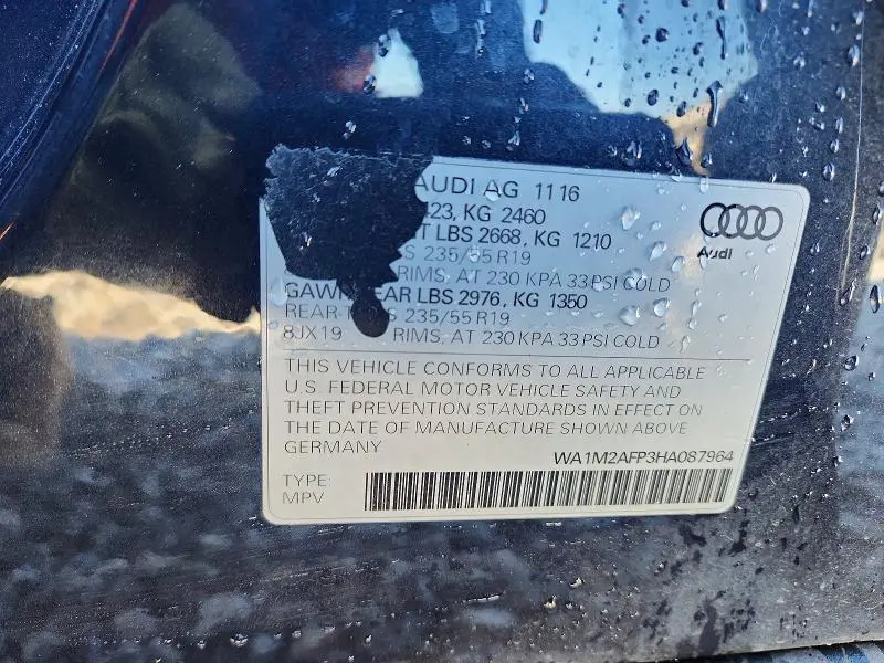 2017 AUDI Q5 PREMIUM PLUS  