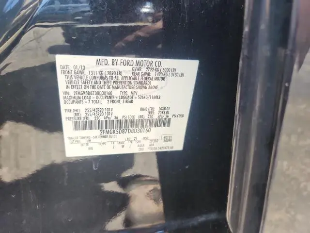 2013 FORD FLEX LIMITED  
