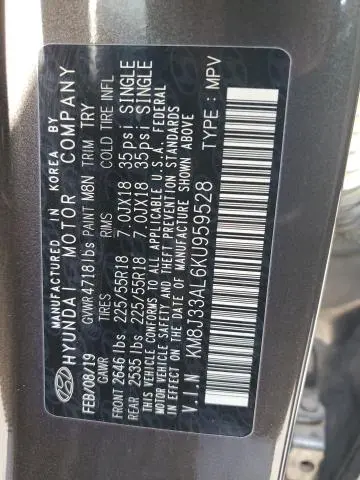 2019 HYUNDAI TUCSON LIMITED  