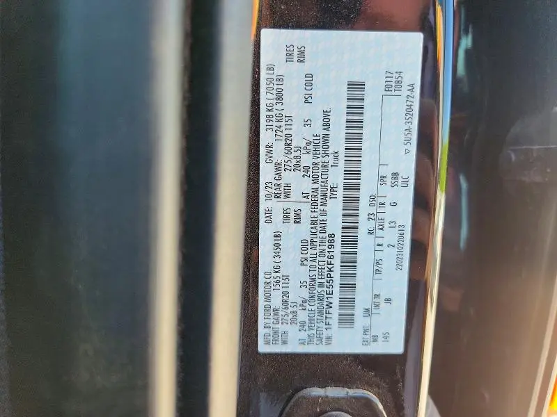 2023 FORD F150 SUPERCREW  