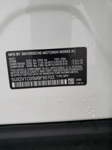 2021 BMW X4 XDRIVE30I  