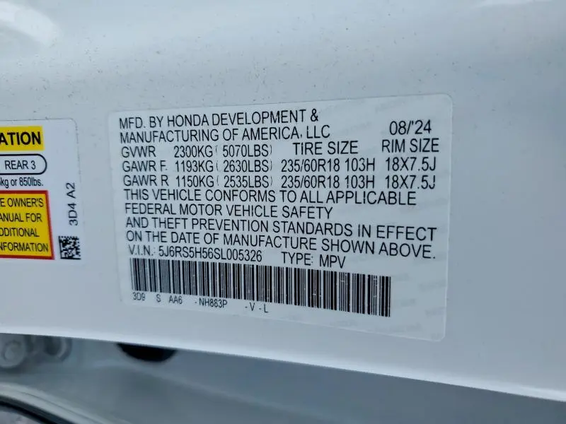 2025 HONDA CR-V SPORT  