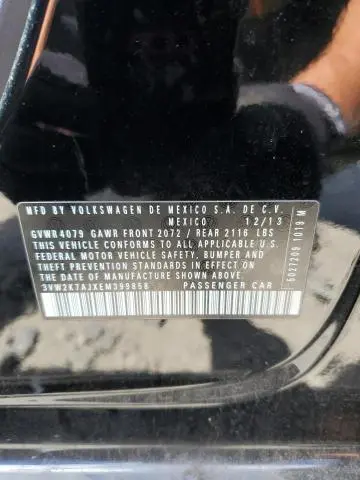 2014 VOLKSWAGEN JETTA BASE  