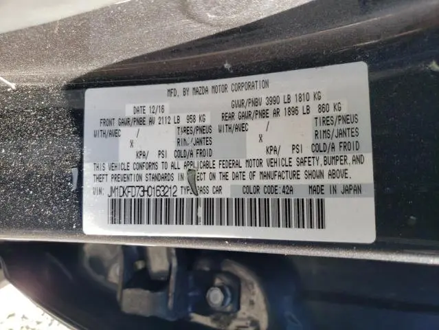 2017 MAZDA CX-3 GRAND TOURING  