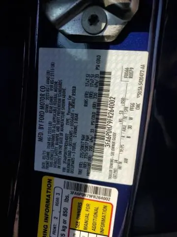 2015 FORD FUSION SE  