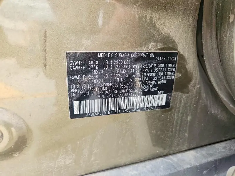 2024 SUBARU OUTBACK LIMITED  