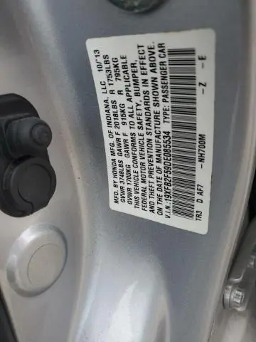 2013 HONDA CIVIC LX  