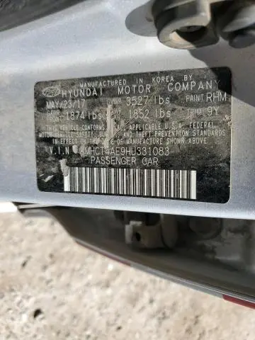 2017 HYUNDAI ACCENT SE  