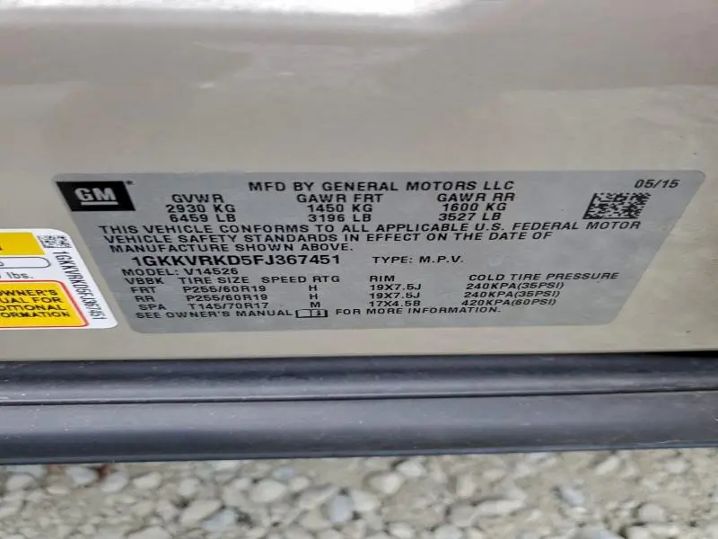 2015 GMC ACADIA SLT-1  