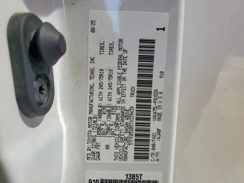 2026 TOYOTA TUNDRA SR  