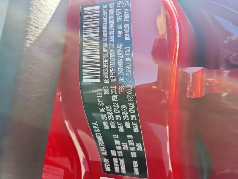 2020 ALFA ROMEO STELVIO TI  