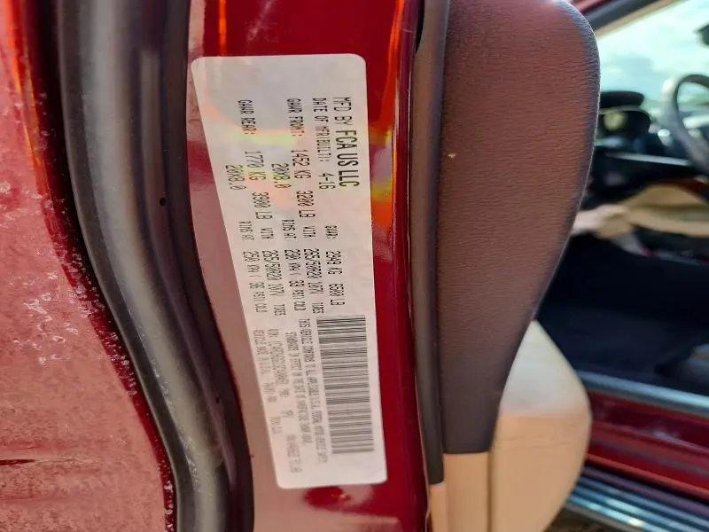 2016 DODGE DURANGO LIMITED  