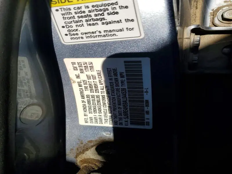 2010 HONDA CR-V EX  