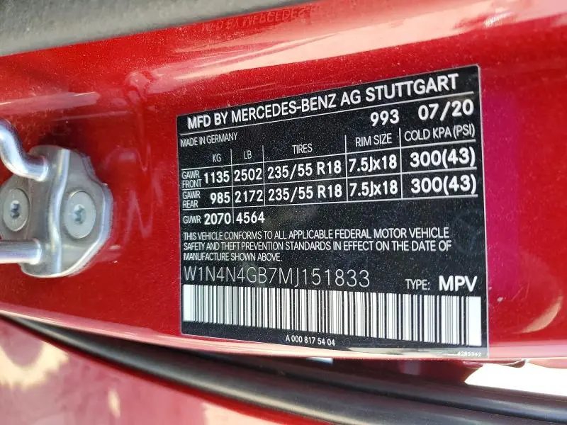 2021 MERCEDES-BENZ GLA 250  