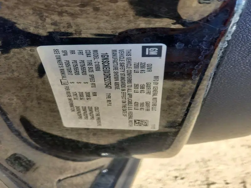 2013 CHEVROLET SUBURBAN C1500 LTZ  