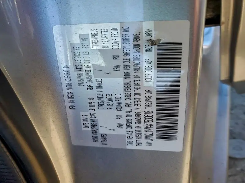 2019 MAZDA 6 TOURING  