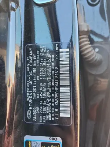 2021 HYUNDAI PALISADE LIMITED  