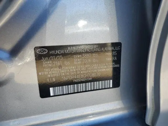 2016 HYUNDAI ELANTRA SE  