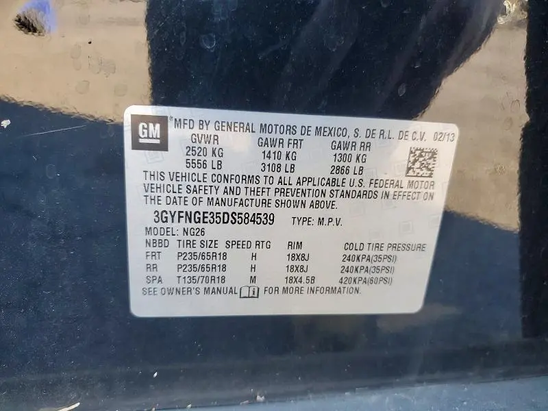 2013 CADILLAC SRX LUXURY COLLECTION  