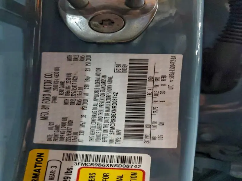 2022 FORD BRONCO SPORT BIG BEND  