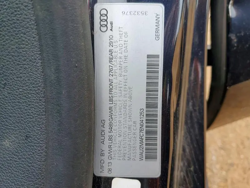2014 AUDI A7 PRESTIGE  