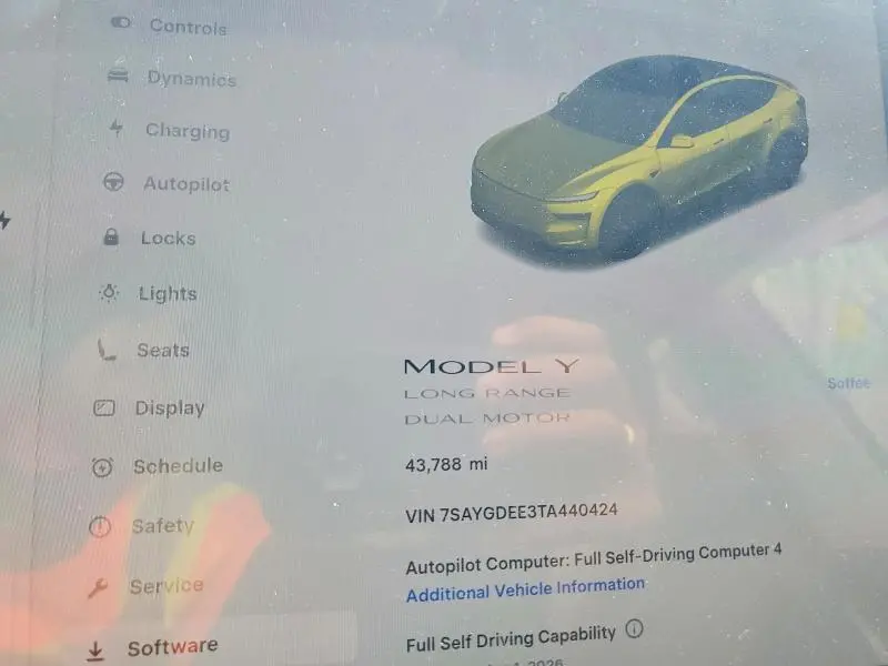 2026 TESLA MODEL Y   