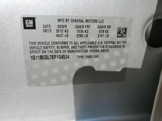 2014 CHEVROLET MALIBU LS  