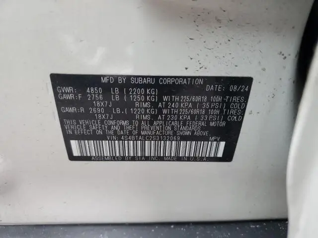 2025 SUBARU OUTBACK ONYX EDITION  