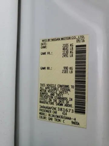 2017 NISSAN MAXIMA 3.5S  