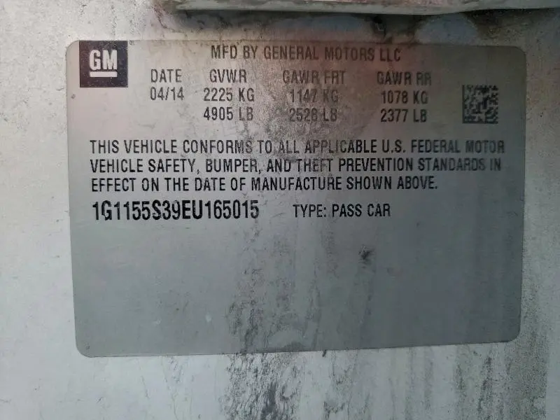 2014 CHEVROLET IMPALA LTZ  