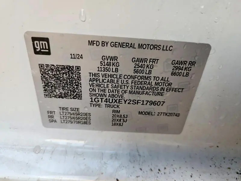 2025 GMC SIERRA K2500 DENALI ULTIMATE  