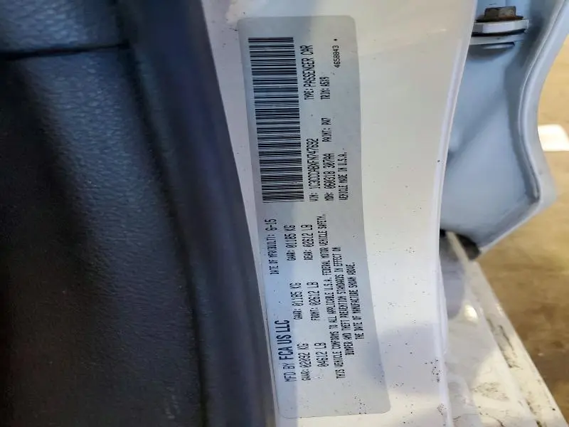 2015 CHRYSLER 200 LIMITED  