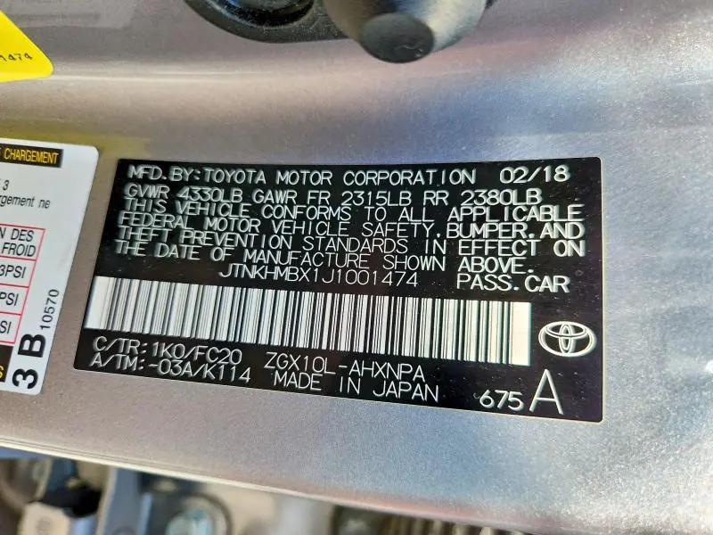 2018 TOYOTA C-HR XLE  