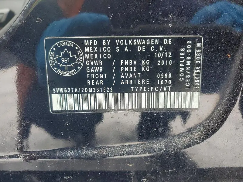 2013 VOLKSWAGEN JETTA HYBRID  