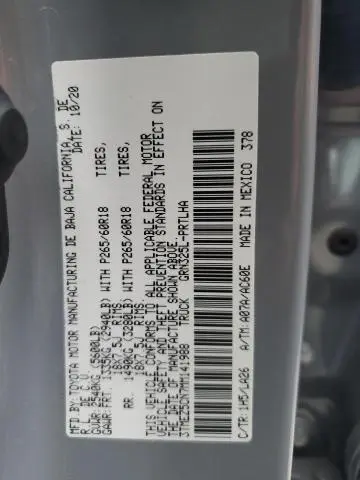 2021 TOYOTA TACOMA DOUBLE CAB  