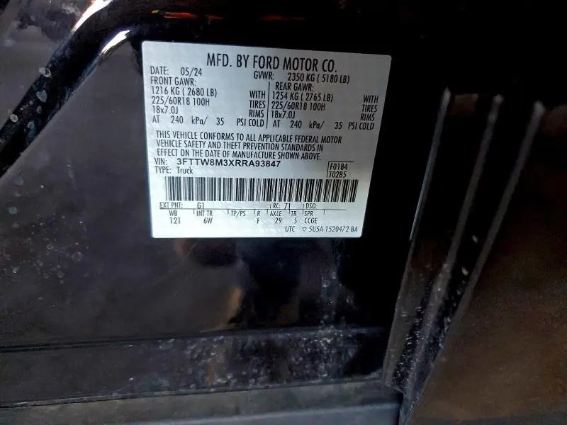 2024 FORD MAVERICK LARIAT  