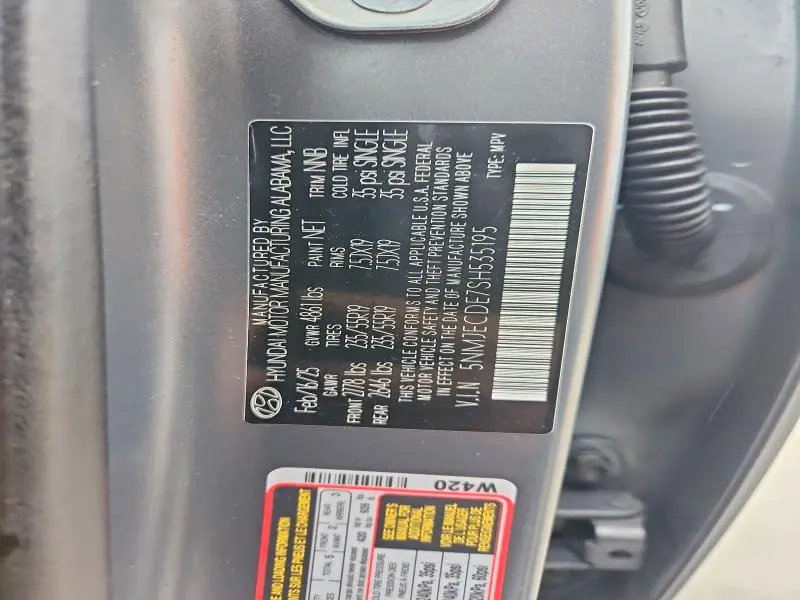 2025 HYUNDAI TUCSON LIMITED  