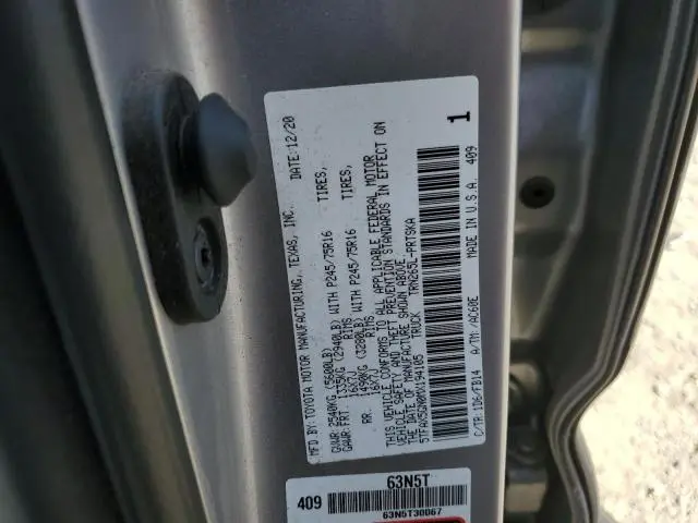 2021 TOYOTA TACOMA DOUBLE CAB  