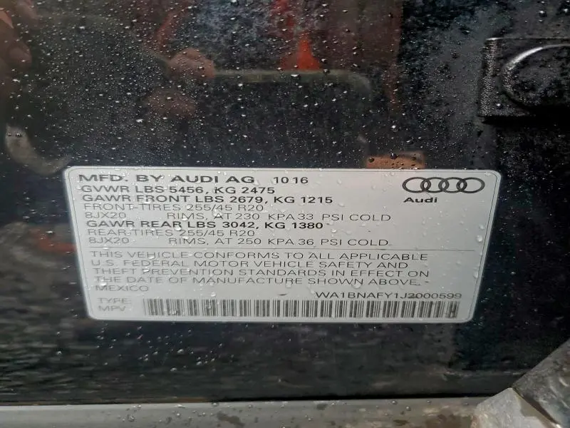 2018 AUDI Q5 PREMIUM PLUS  